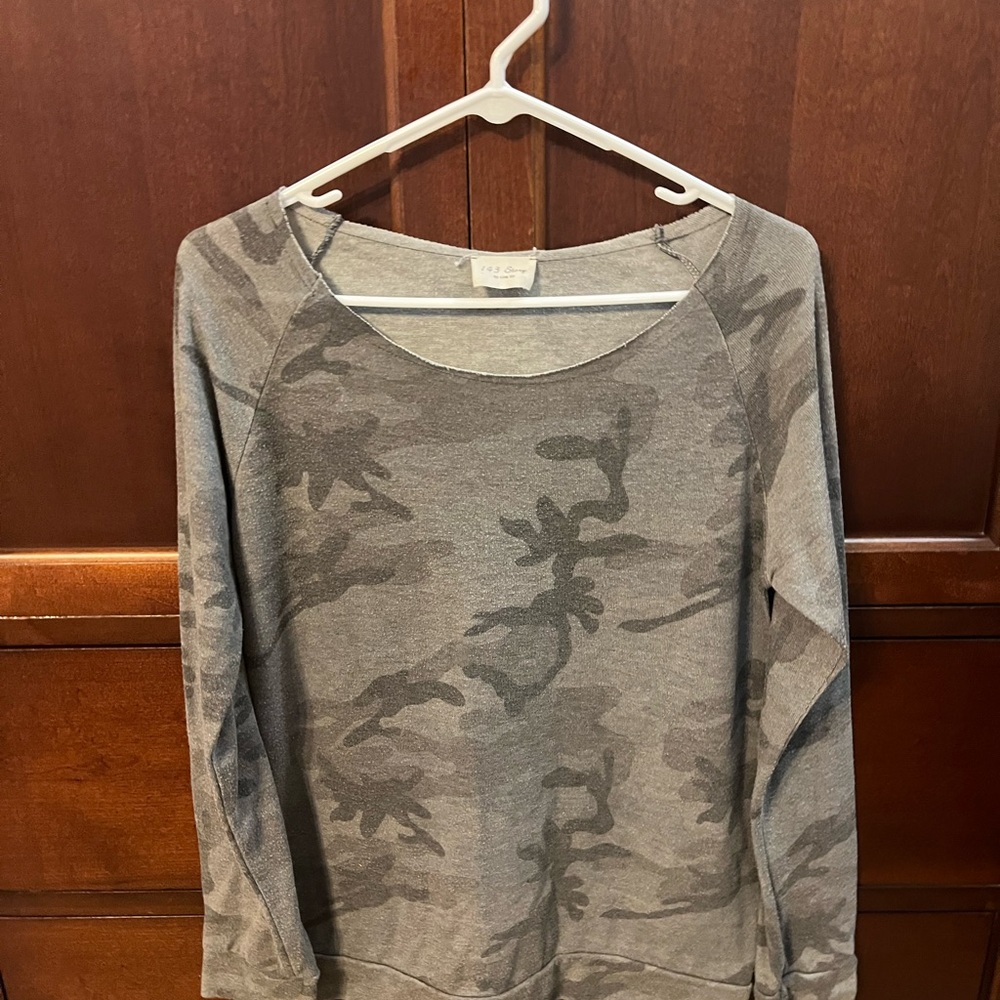 1.4.3. Story by Line Up Camo Knit Top